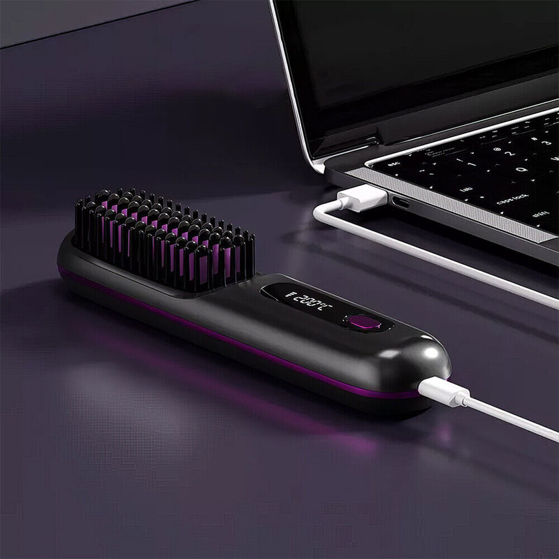 Glam Brush™ Cordless Portable Hair Straightener