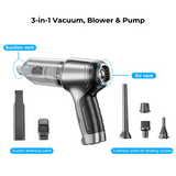 TurboTidy™ 3-in-1 Mini Vacuum, Blower & Pump